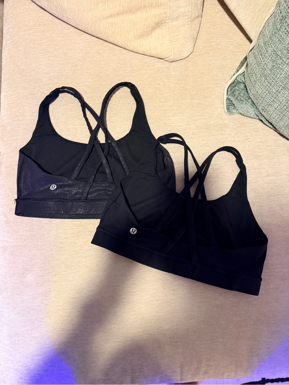 Lululemon Racerback Sports Bras – Set of 2 – Size 8 – Like New 🖤